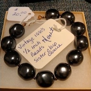 Large faux pearl Monet beaded vintage bracelet